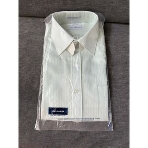 VTG New 70s Van Heusen Lightweight‎ Button Up 15 Short Sleeve Light Green